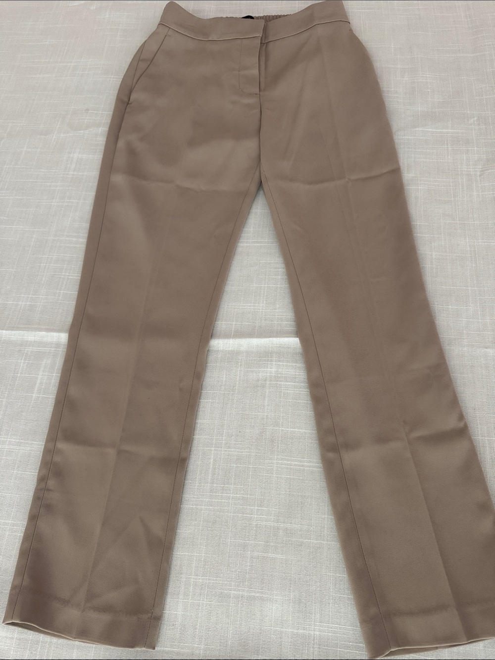 NWT Quince Stretch Crepe Ankle Pants in Morel Grey, Size 2